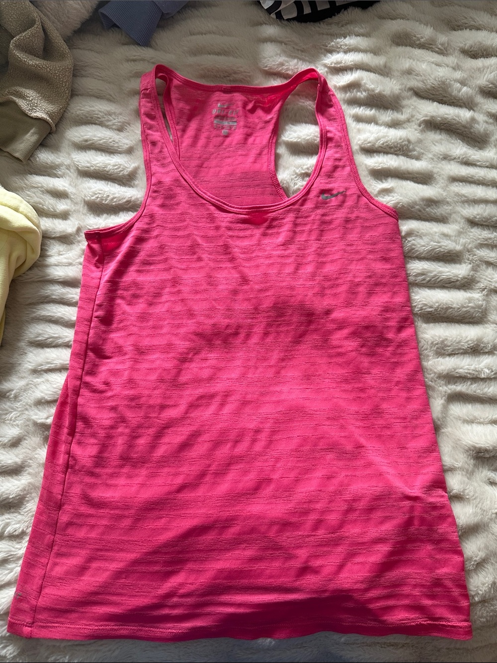 Nike DRI-FIT Pink Racerback Tank Top - Athletic Women’s Performance Top XS